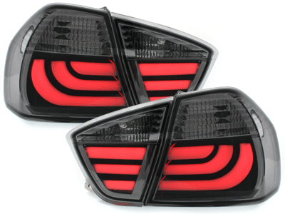 -STOPURI CU LED BMW E90 FUNDAL FUMURIU -COD RB27LLS